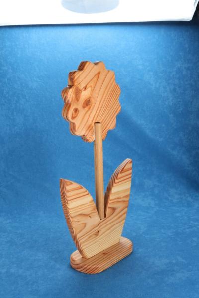 Preview: Dekoblume aus Douglasienholz